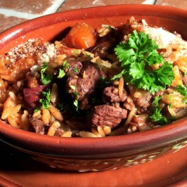 Giouvetsi med lam: Gresk pastagryte med piff