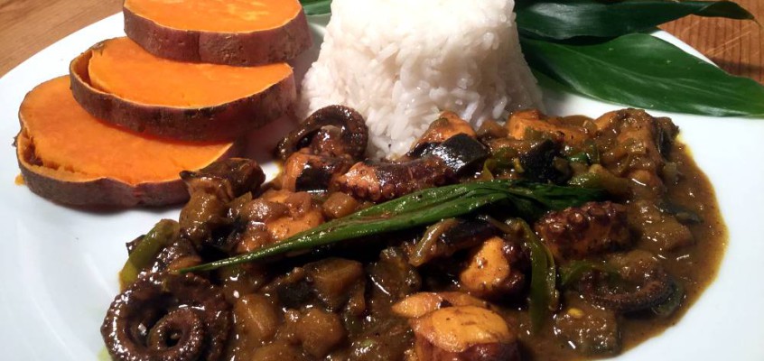 Seychellois octopus curry: Street food fra paradis